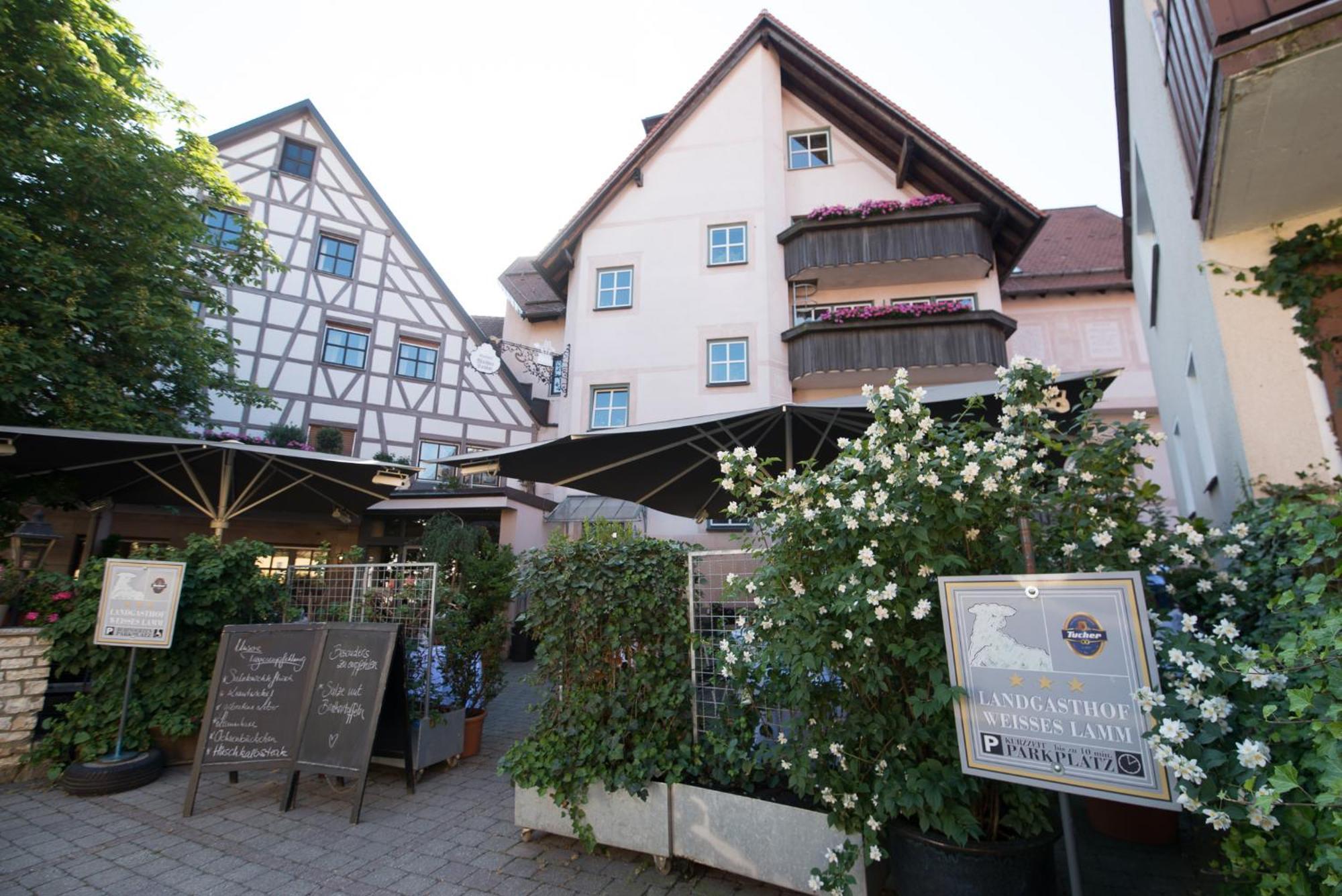 Landgasthof Weisses Lamm Engelthal Exterior foto